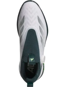 Adidas Mens Golf Shoes|Adizero ZG BOA Spikeless Golf Shoes - Ftwr White/Aurora Ivy/Lime Burst