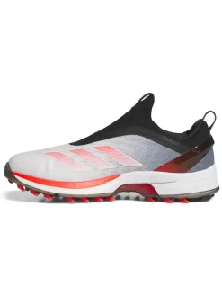 Adidas Mens Golf Shoes|Adizero ZG BOA Spikeless Golf Shoes - Ftwr White/Lucid Red/Core Black