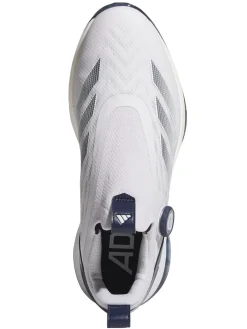 Adidas Mens Golf Shoes|Adizero ZG BOA Spikeless Golf Shoes - Ftwr White/Collegiate Navy/Grey