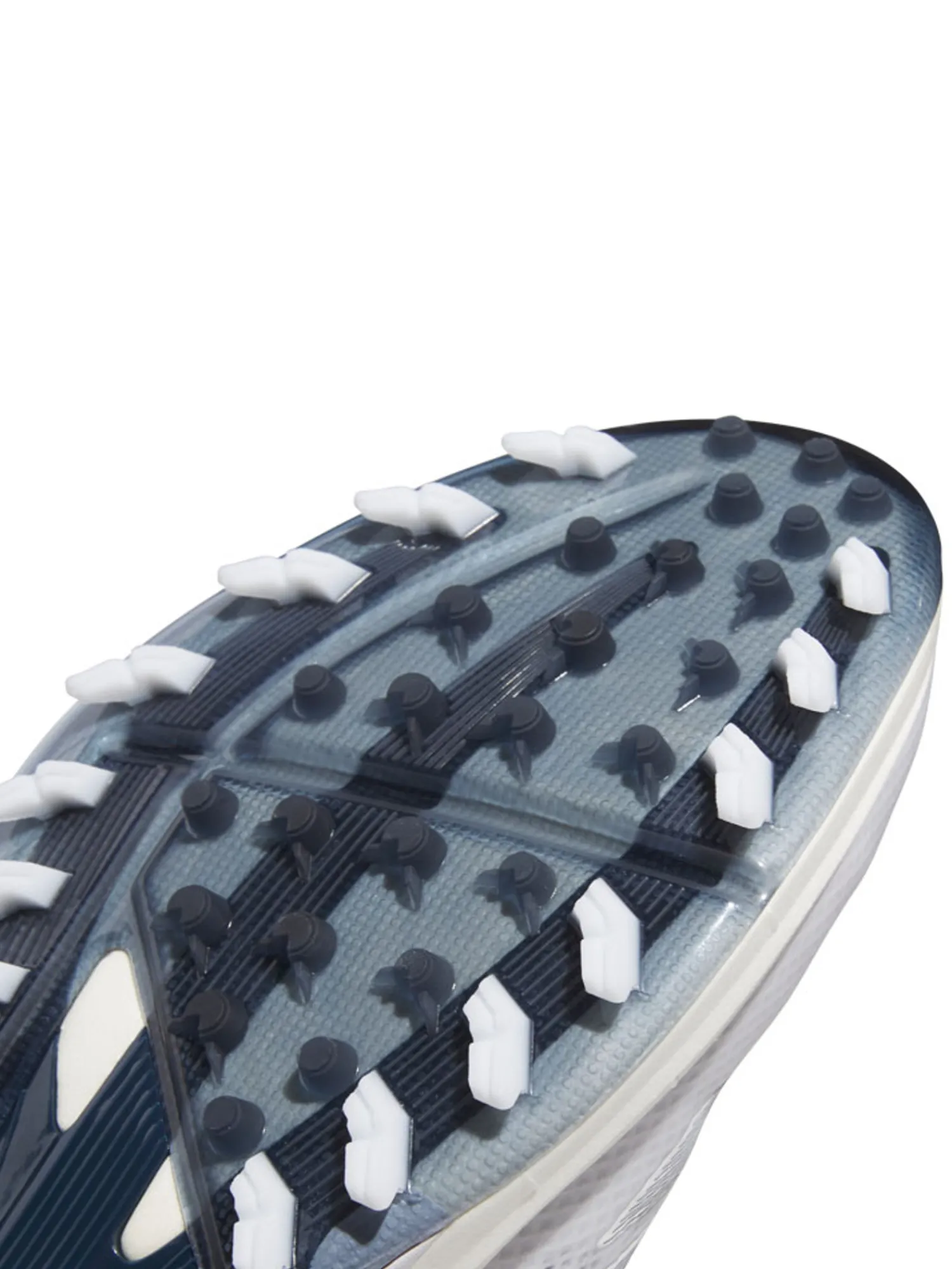 Adidas Mens Golf Shoes|Adizero ZG BOA Spikeless Golf Shoes - Ftwr White/Collegiate Navy/Grey