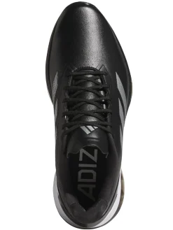 Adidas Mens Golf Shoes|Adizero ZG Spikeless Golf Shoes - Core Black/Silver Met./Lucid Lemon