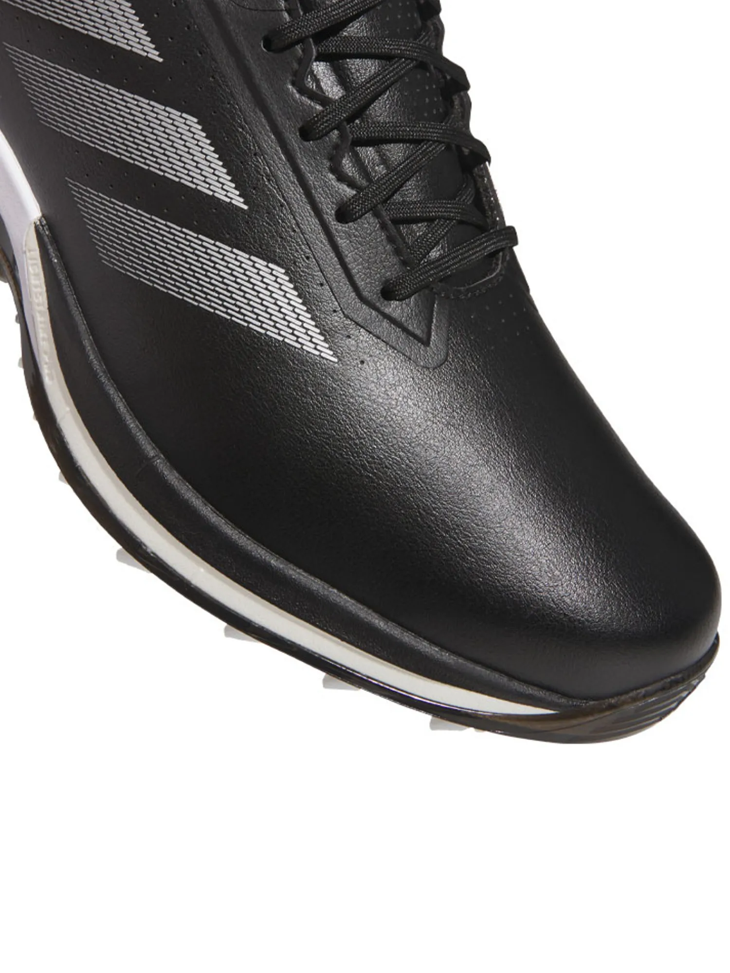 Adidas Mens Golf Shoes|Adizero ZG Spikeless Golf Shoes - Core Black/Silver Met./Lucid Lemon