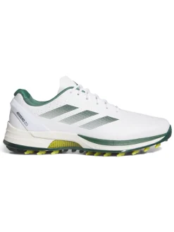 Adidas Clearance Shoes|Adizero ZG Spikeless Golf Shoes - Ftwr White/Collegiate Green/Yellow