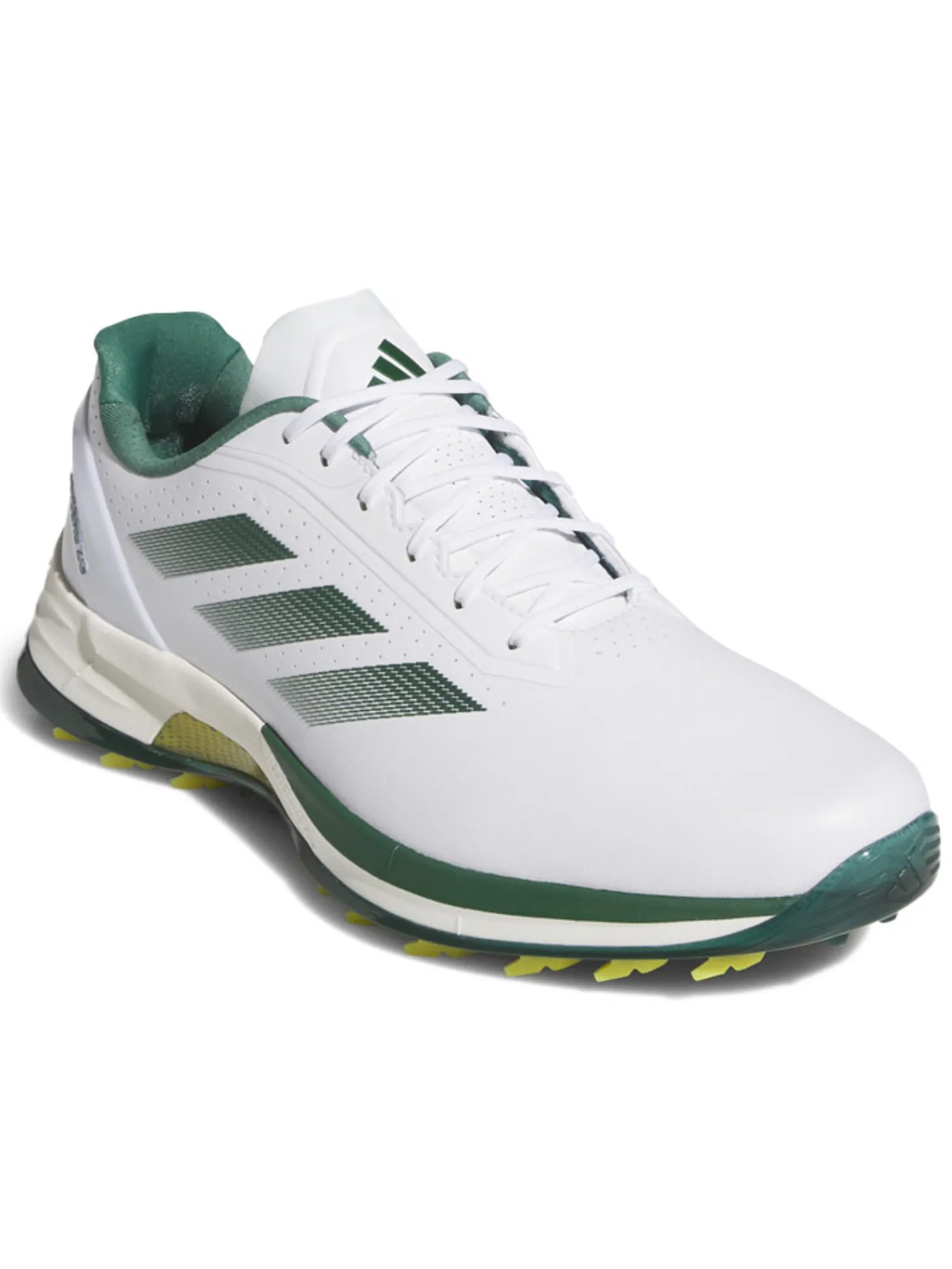 Adidas Clearance Shoes|Adizero ZG Spikeless Golf Shoes - Ftwr White/Collegiate Green/Yellow