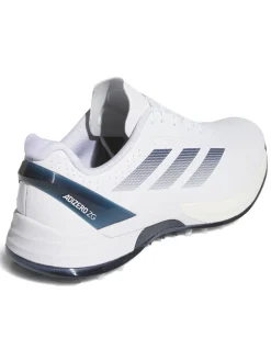 Adidas Mens Golf Shoes|Adizero ZG Spikeless Golf Shoes - Ftwr White/Collegiate Navy/Zero Met.