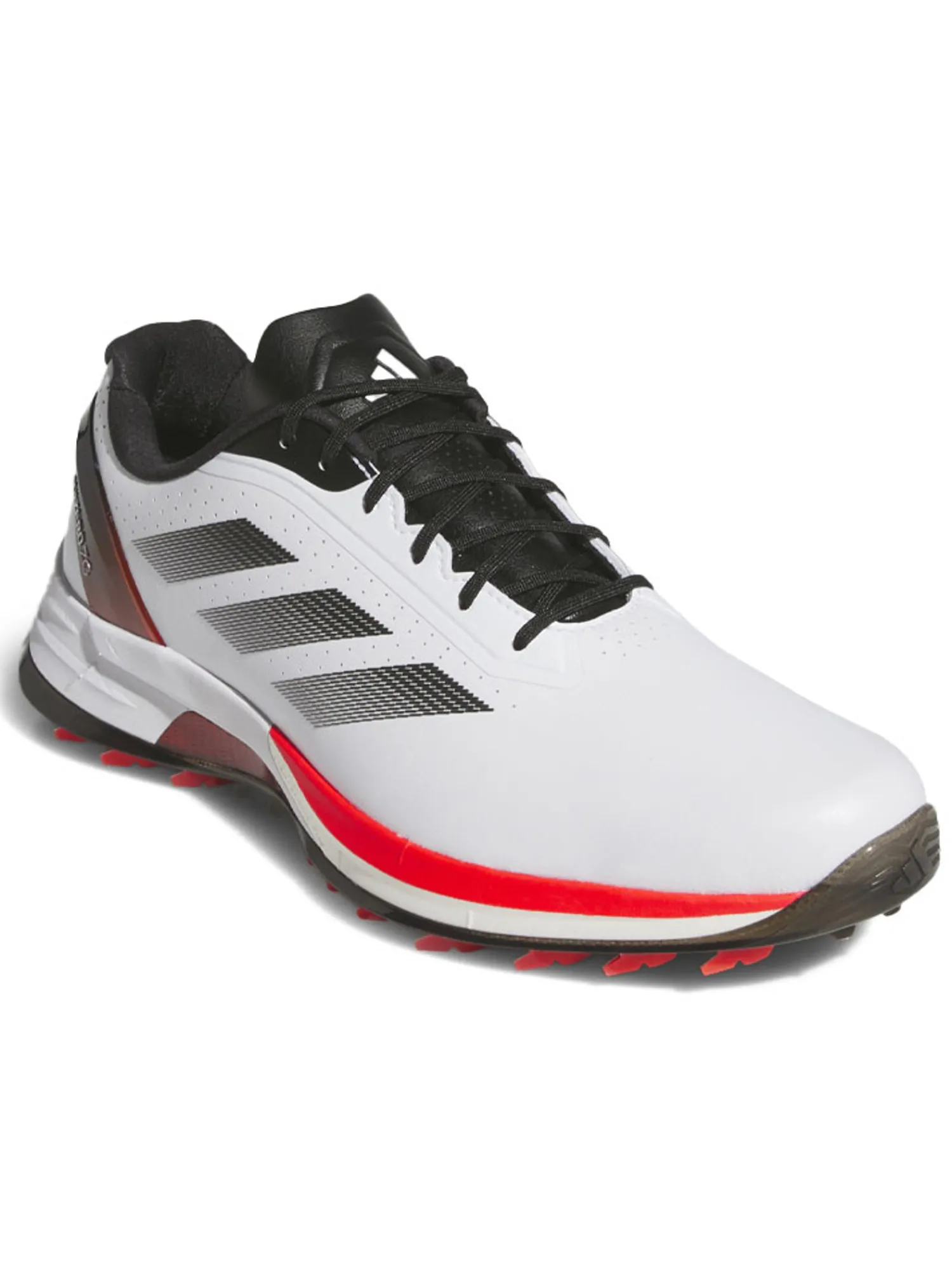 Adidas Mens Golf Shoes|Adizero ZG Spikeless Golf Shoes - Ftwr White/Lucid Red/Core Black