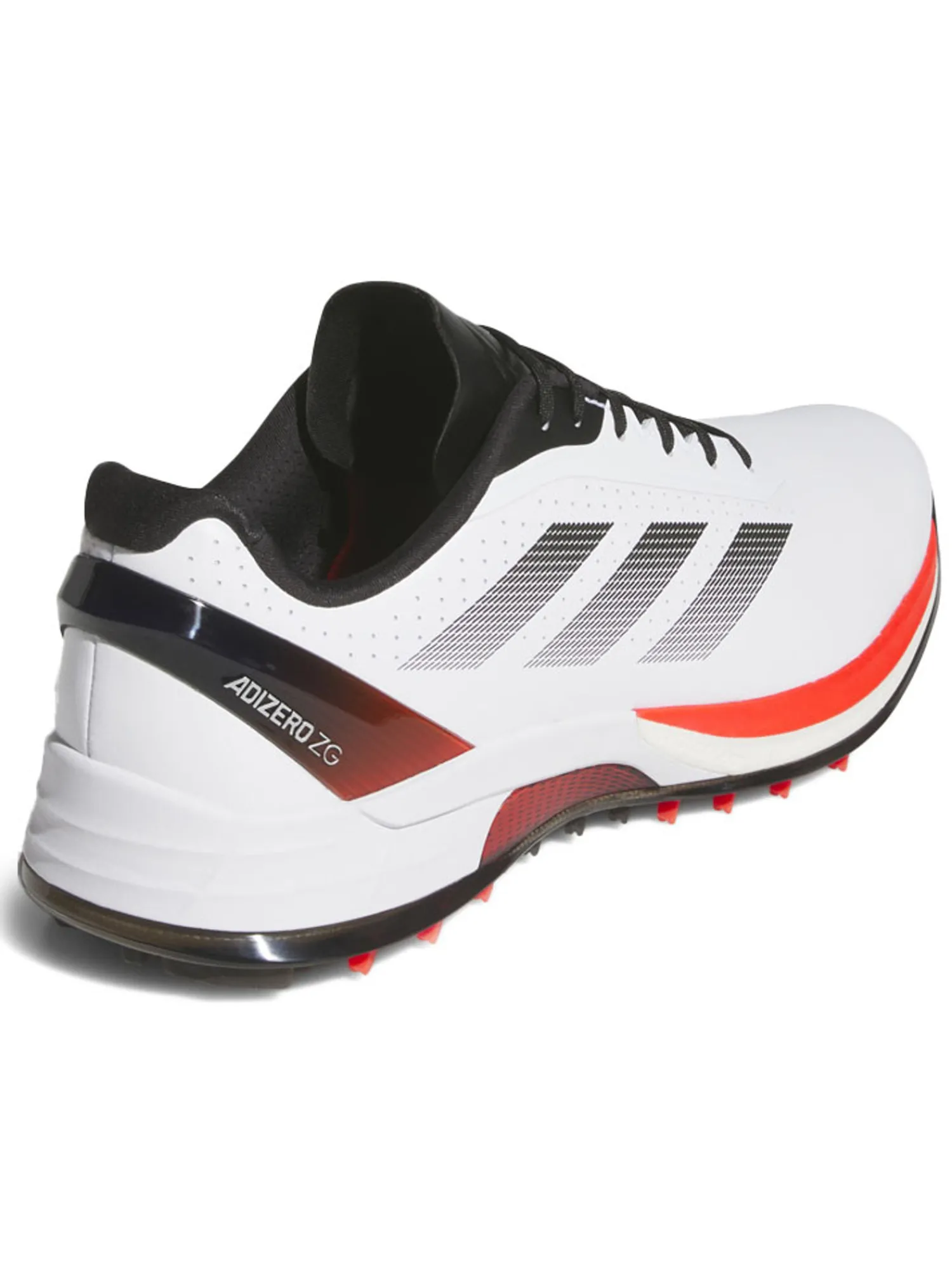Adidas Mens Golf Shoes|Adizero ZG Spikeless Golf Shoes - Ftwr White/Lucid Red/Core Black