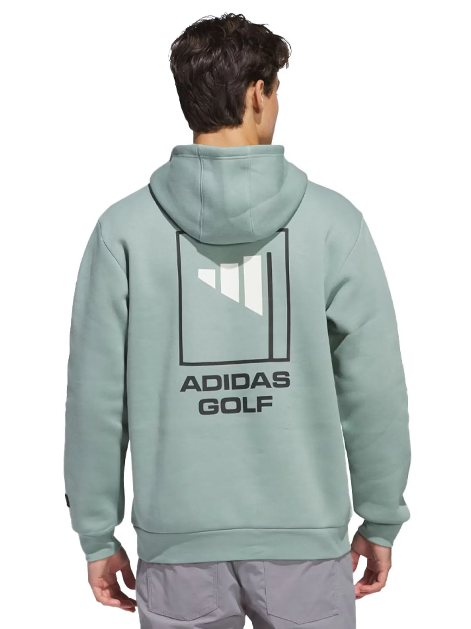 Adidas Jumpers|Beyond Graphic Hoodie - Silver Green