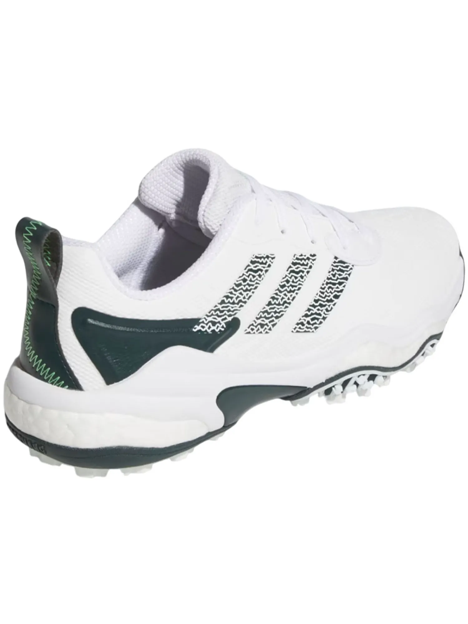 Adidas Mens Golf Shoes|Codechaos 25 Spikeless Golf Shoes - Ftwr White/Aurora Ivy/Lime Burst