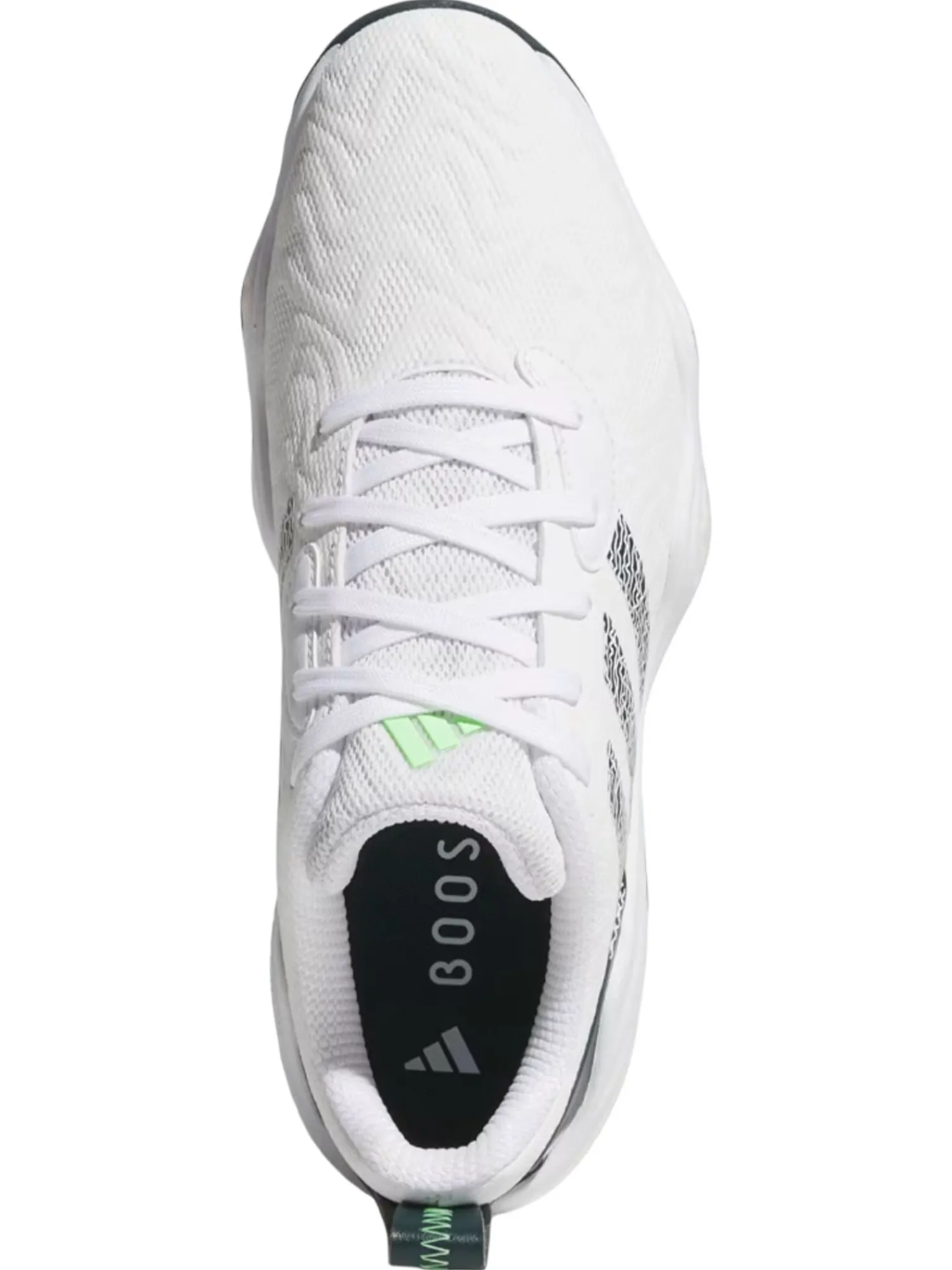 Adidas Mens Golf Shoes|Codechaos 25 Spikeless Golf Shoes - Ftwr White/Aurora Ivy/Lime Burst