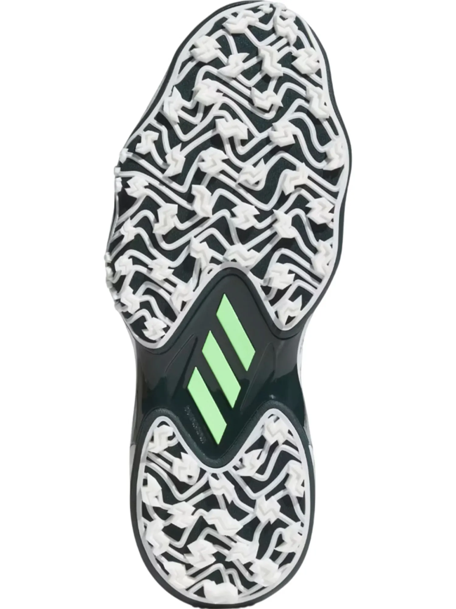 Adidas Mens Golf Shoes|Codechaos 25 Spikeless Golf Shoes - Ftwr White/Aurora Ivy/Lime Burst