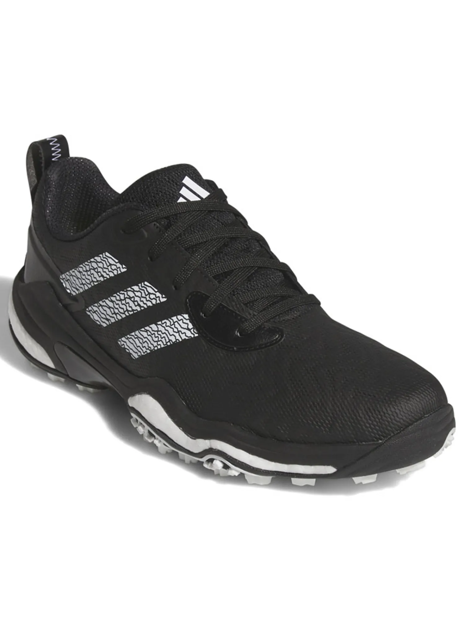 Adidas Mens Golf Shoes|Codechaos 25 Spikeless Golf Shoes - Core Black/Ftwr White/Lucid Lemon