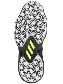 Adidas Mens Golf Shoes|Codechaos 25 Spikeless Golf Shoes - Core Black/Ftwr White/Lucid Lemon