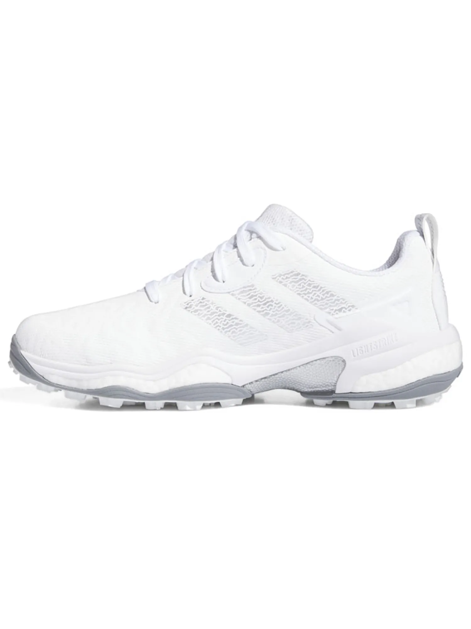 Adidas Mens Golf Shoes|Codechaos 25 Spikeless Golf Shoes - Ftwr White/Silver Met./Grey Two