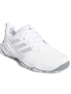 Adidas Mens Golf Shoes|Codechaos 25 Spikeless Golf Shoes - Ftwr White/Silver Met./Grey Two