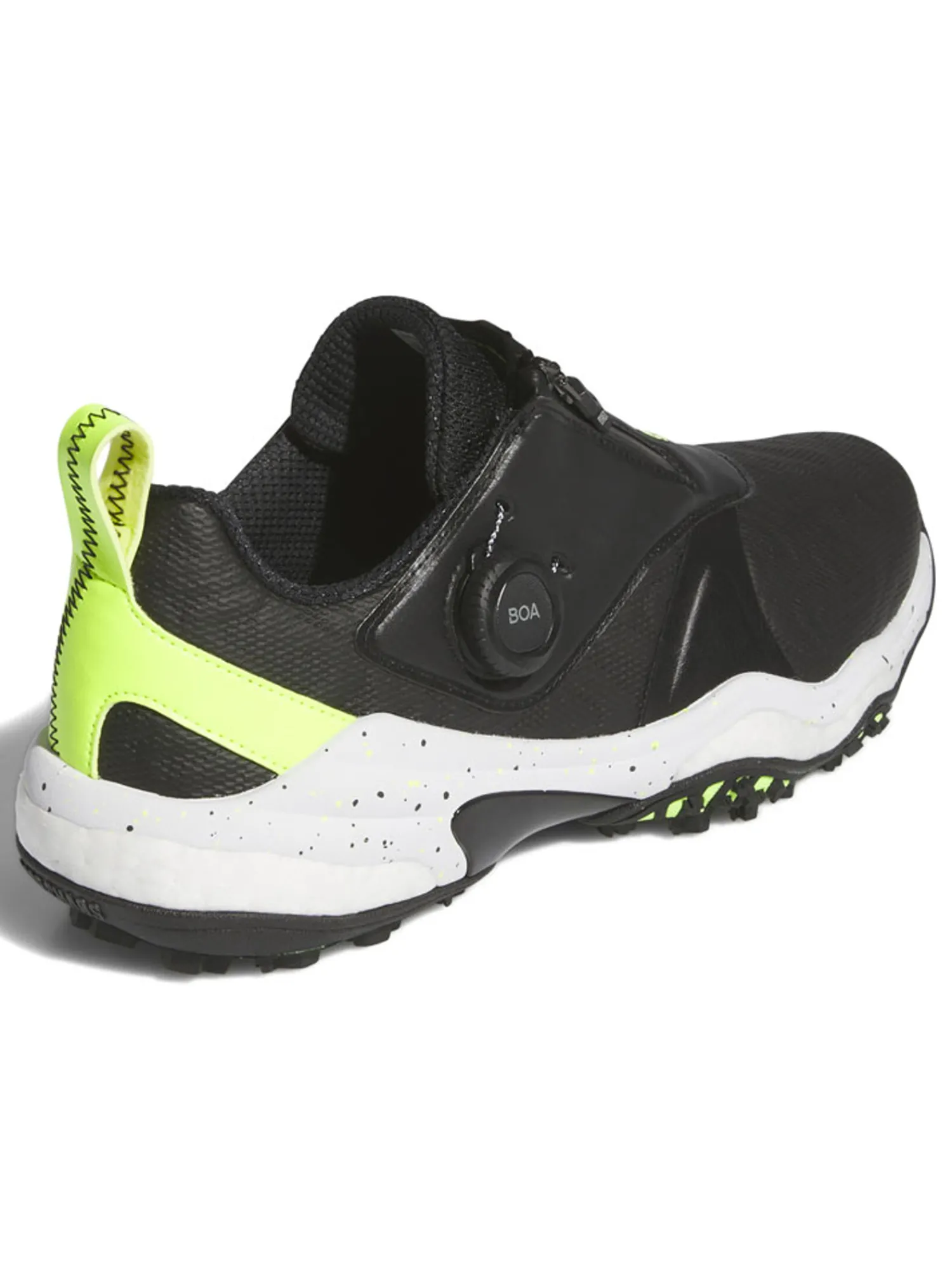 Adidas Mens Golf Shoes|Codechaos BOA 25 Spikeless Golf Shoes - Core Black/Lucid Lemon/Ftwr White