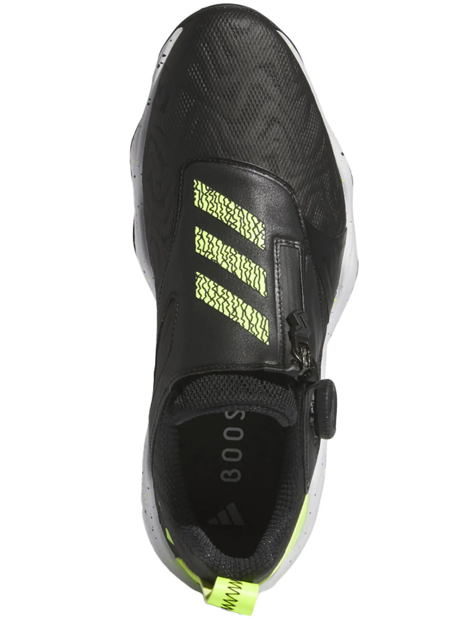Adidas Mens Golf Shoes|Codechaos BOA 25 Spikeless Golf Shoes - Core Black/Lucid Lemon/Ftwr White