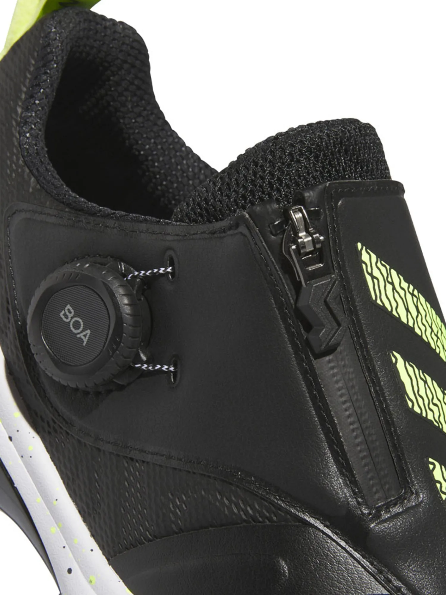 Adidas Mens Golf Shoes|Codechaos BOA 25 Spikeless Golf Shoes - Core Black/Lucid Lemon/Ftwr White