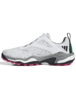 Adidas Mens Golf Shoes|Codechaos BOA 25 Spikeless Golf Shoes - Ftwr White/Core Black/Col. Green