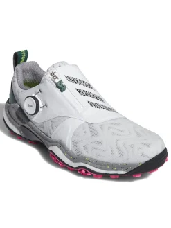 Adidas Mens Golf Shoes|Codechaos BOA 25 Spikeless Golf Shoes - Ftwr White/Core Black/Col. Green