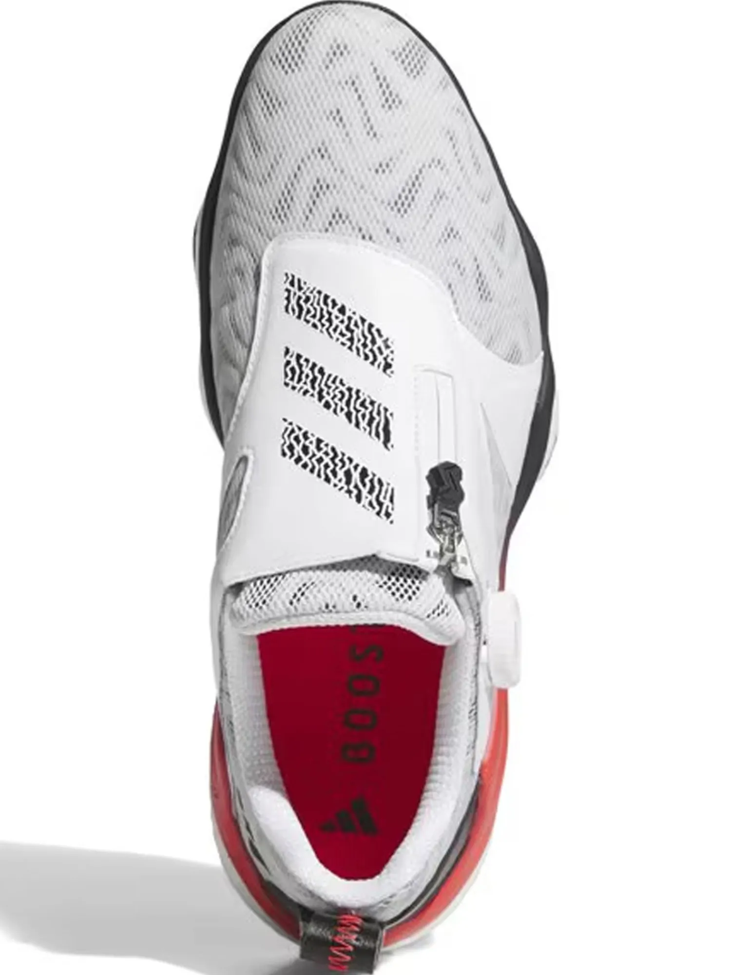 Adidas Mens Golf Shoes|Codechaos BOA 25 Spikeless Golf Shoes - Cloud White/Core Black/Lucid Red