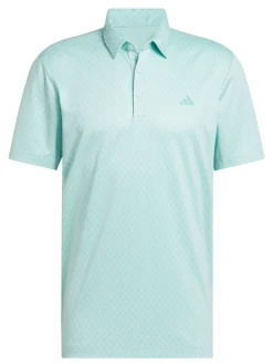 Adidas Shirts|Core Allover Print Polo Shirt - Semi Flash Aqua/Mint Tone