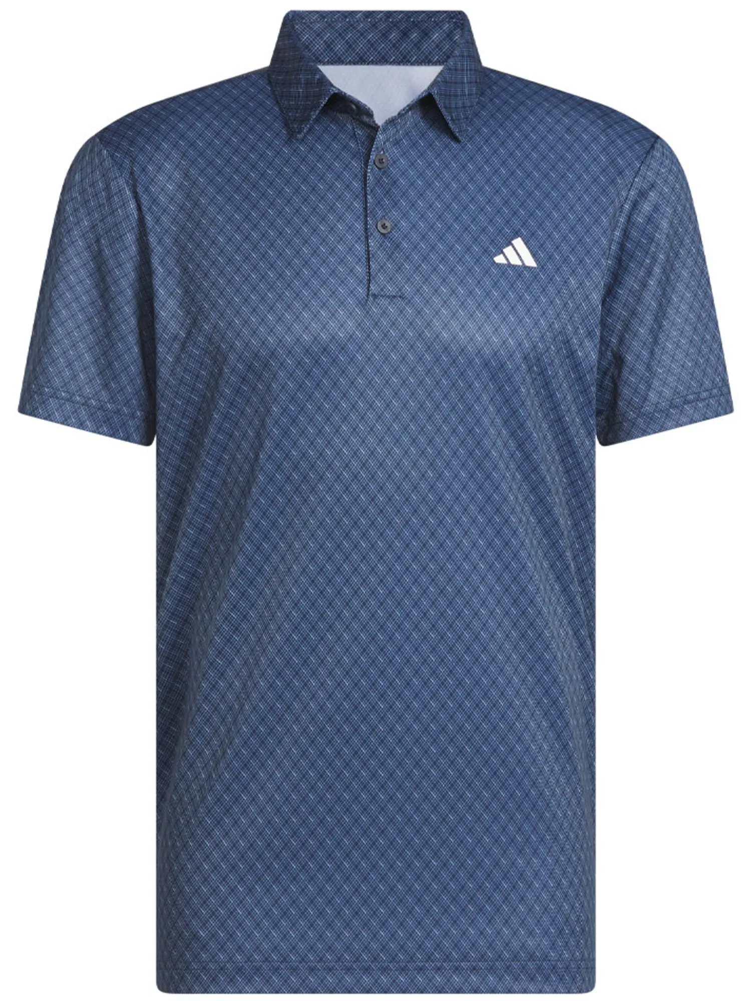 Adidas Shirts|Core Allover Print Polo Shirt - Collegiate Navy/White