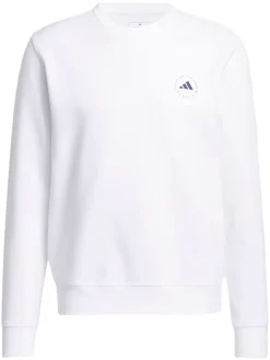 Adidas Jumpers|Crewneck Sweatshirt - White