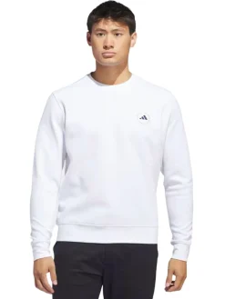Adidas Jumpers|Crewneck Sweatshirt - White