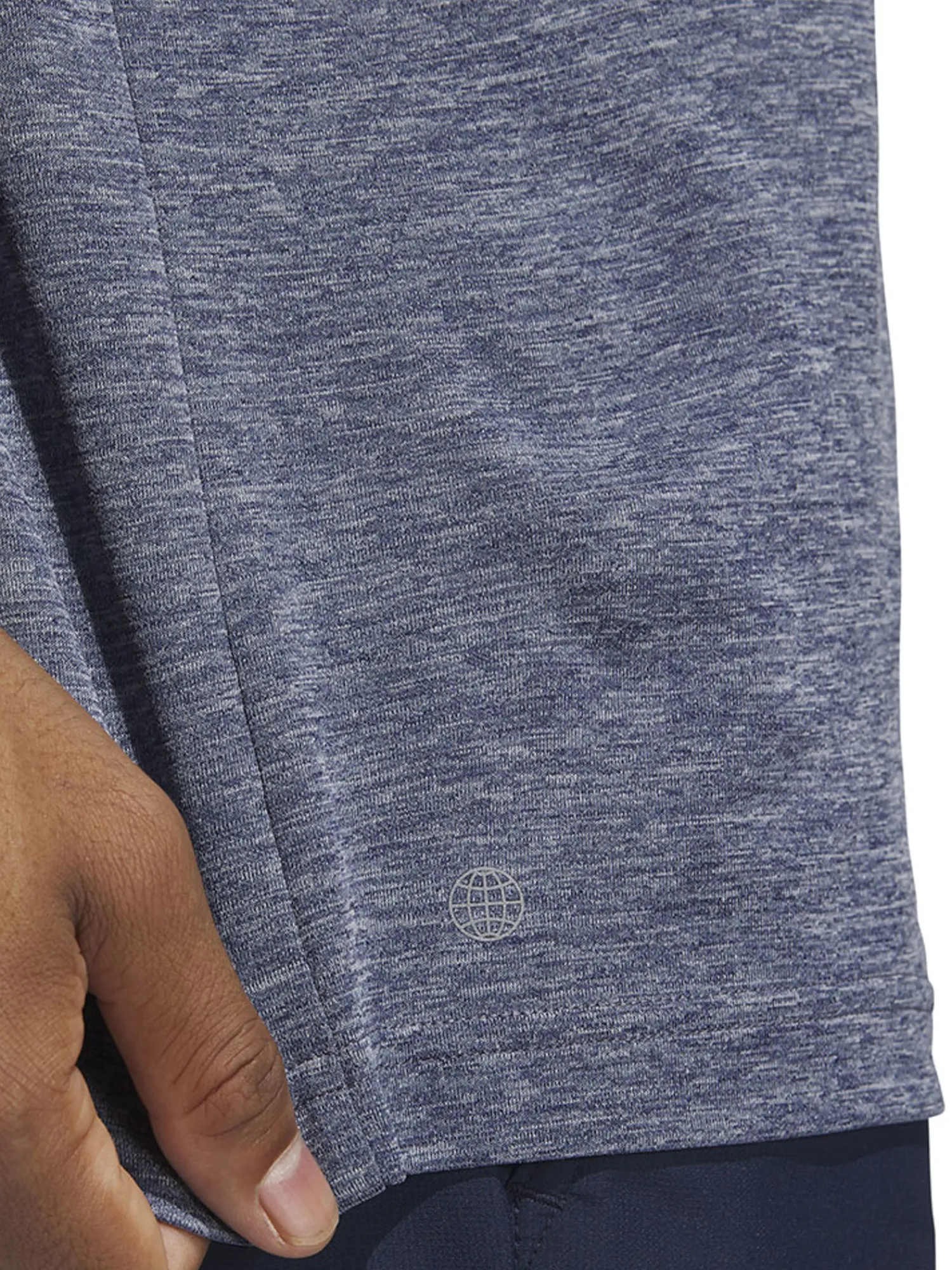 Adidas Clearance Clothing|Drive Heather Polo Shirt - Collegiate Navy Mel.