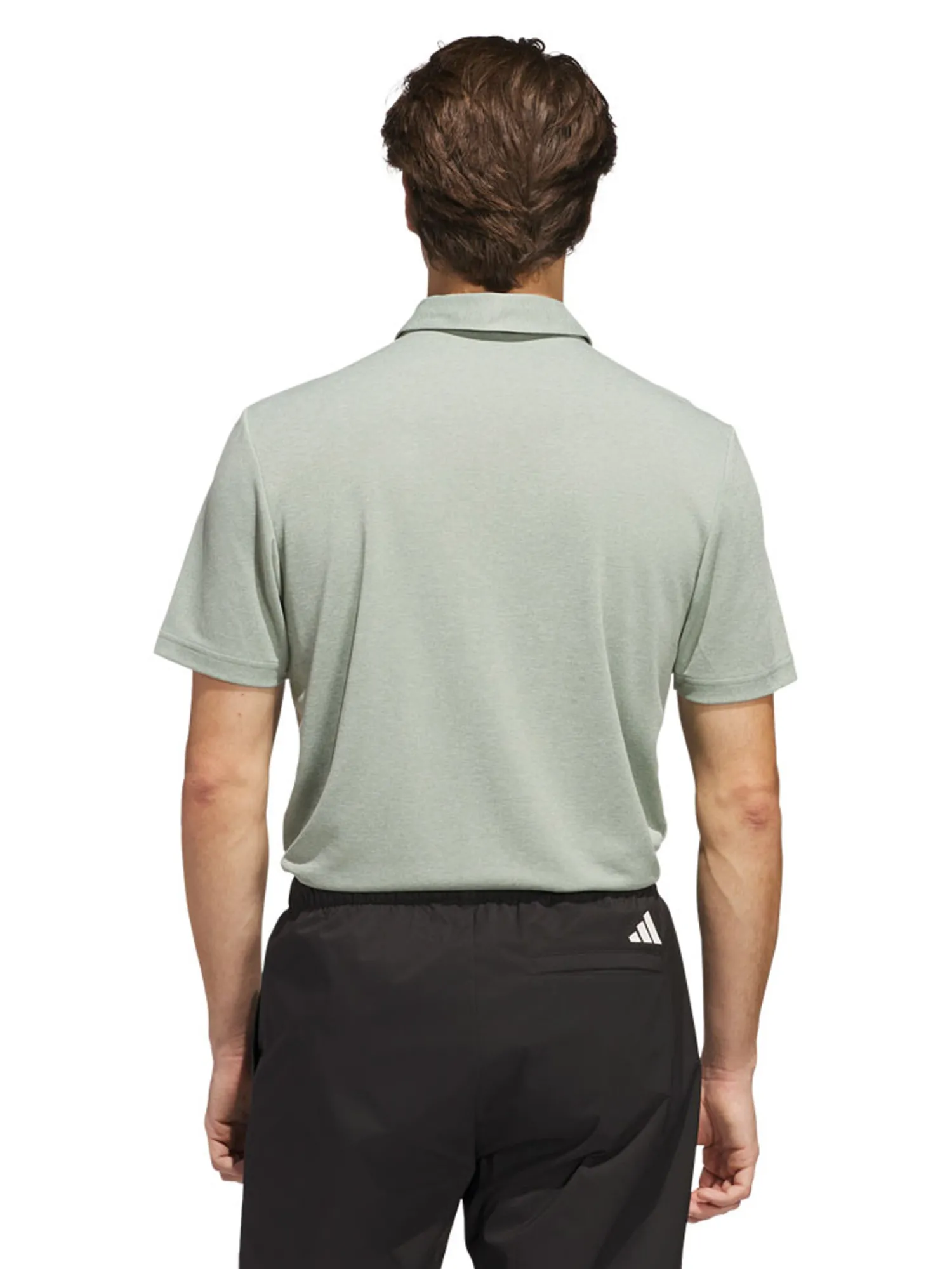 Adidas Clearance Clothing|Drive Heather Polo Shirt - Silver Green