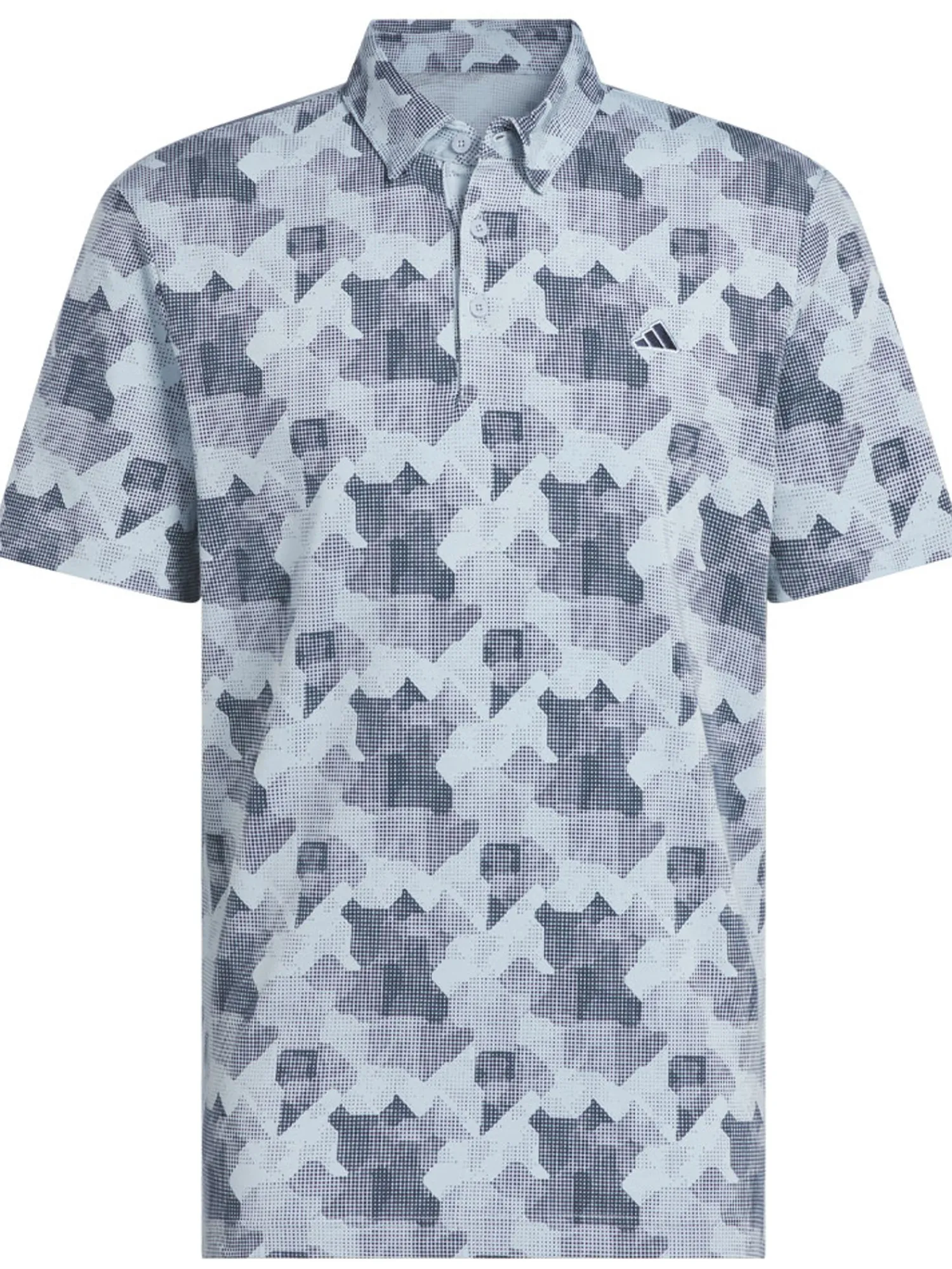 Adidas Shirts|Go-To Printed Polo Shirt - Wonder Blue/Collegiate Navy