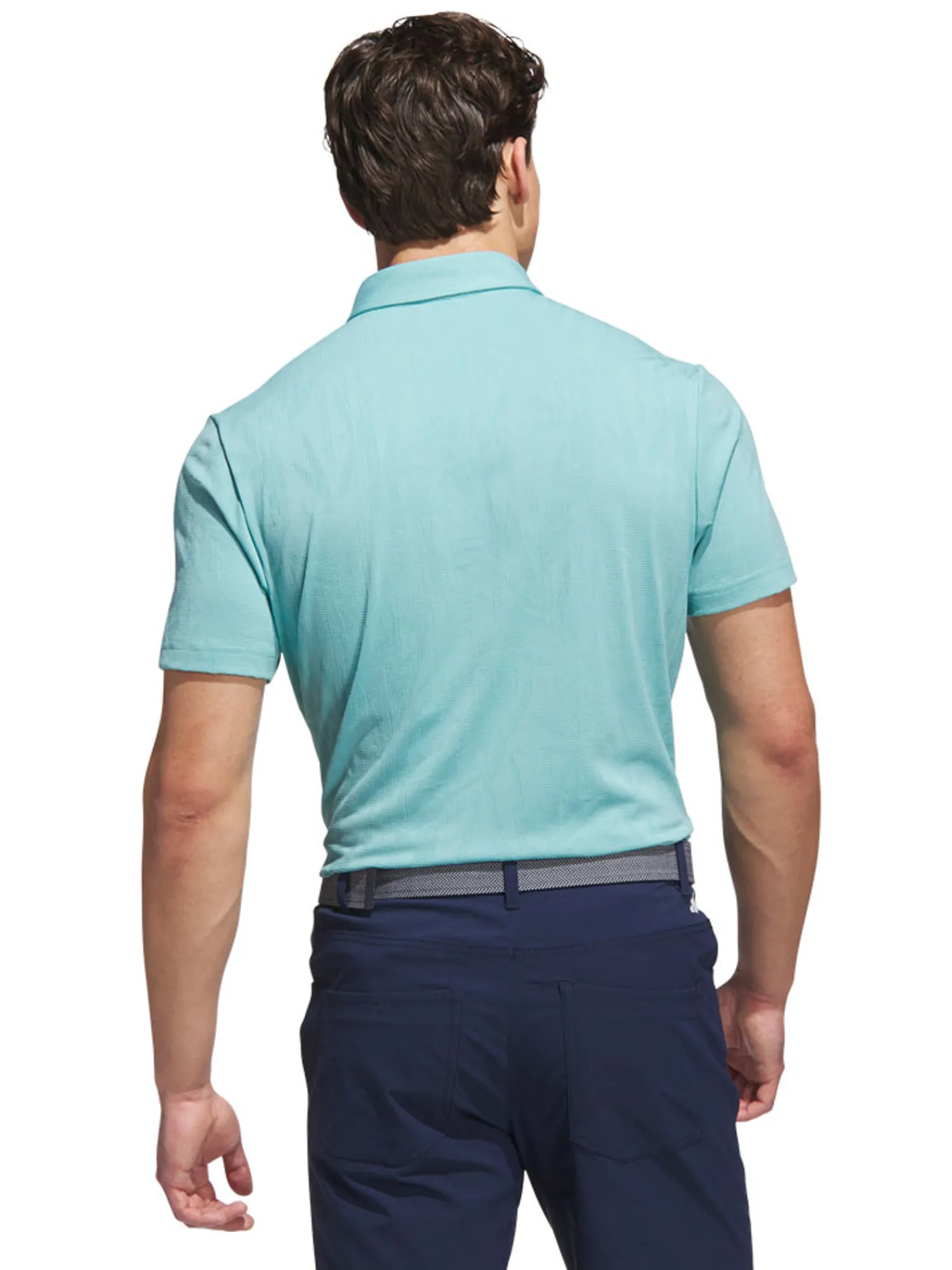 Adidas Shirts|Go-to Textured Polo Shirt - Mint Tone