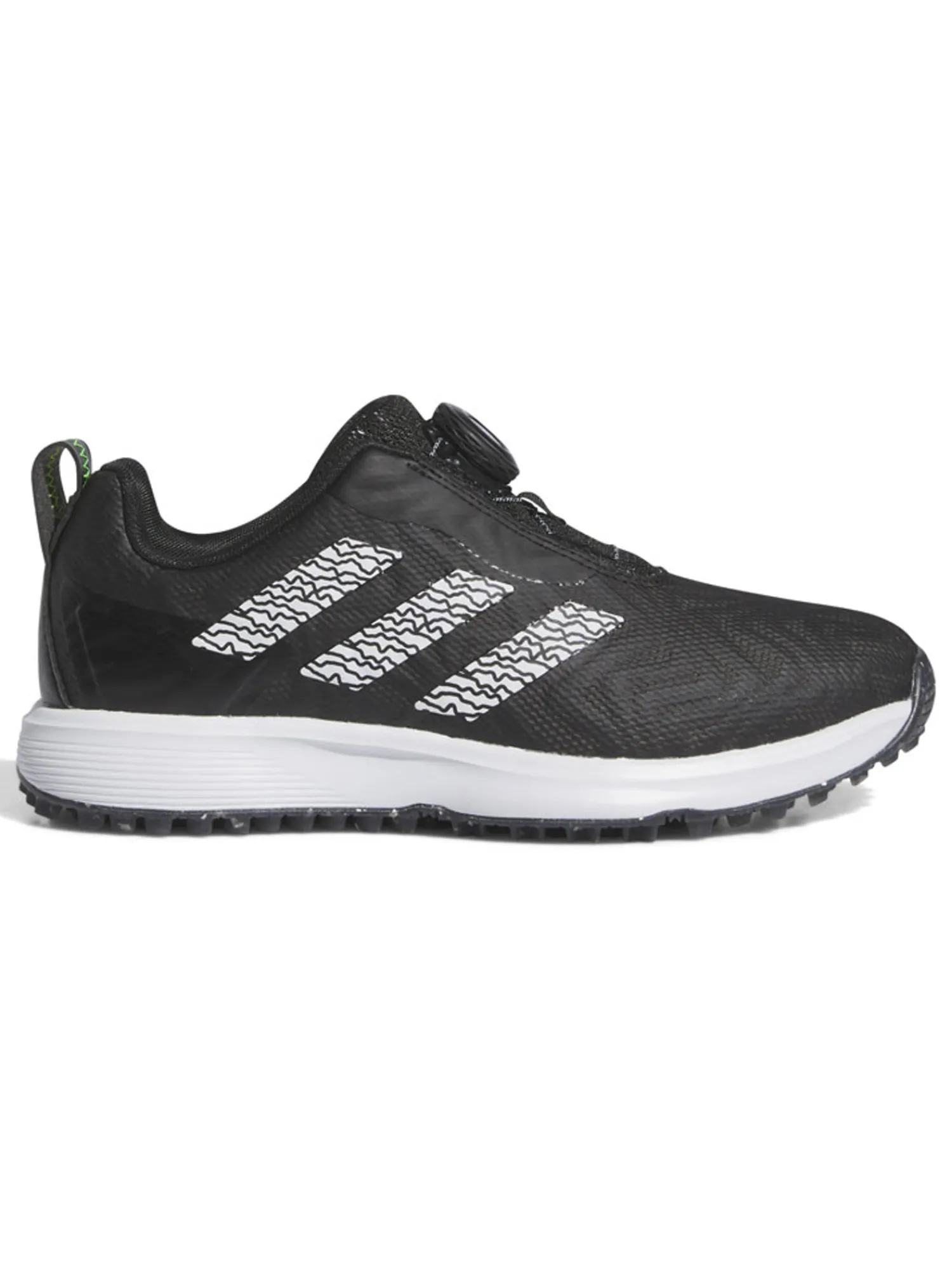 Adidas Junior Golf Shoes|Juniors Codechaos BOA 25 Spikeless Golf Shoes - Core Black/Ftwr White
