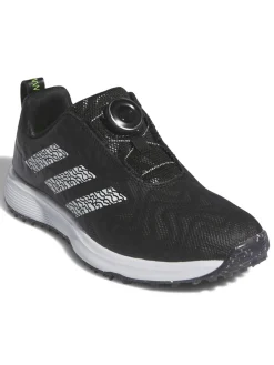 Adidas Junior Golf Shoes|Juniors Codechaos BOA 25 Spikeless Golf Shoes - Core Black/Ftwr White