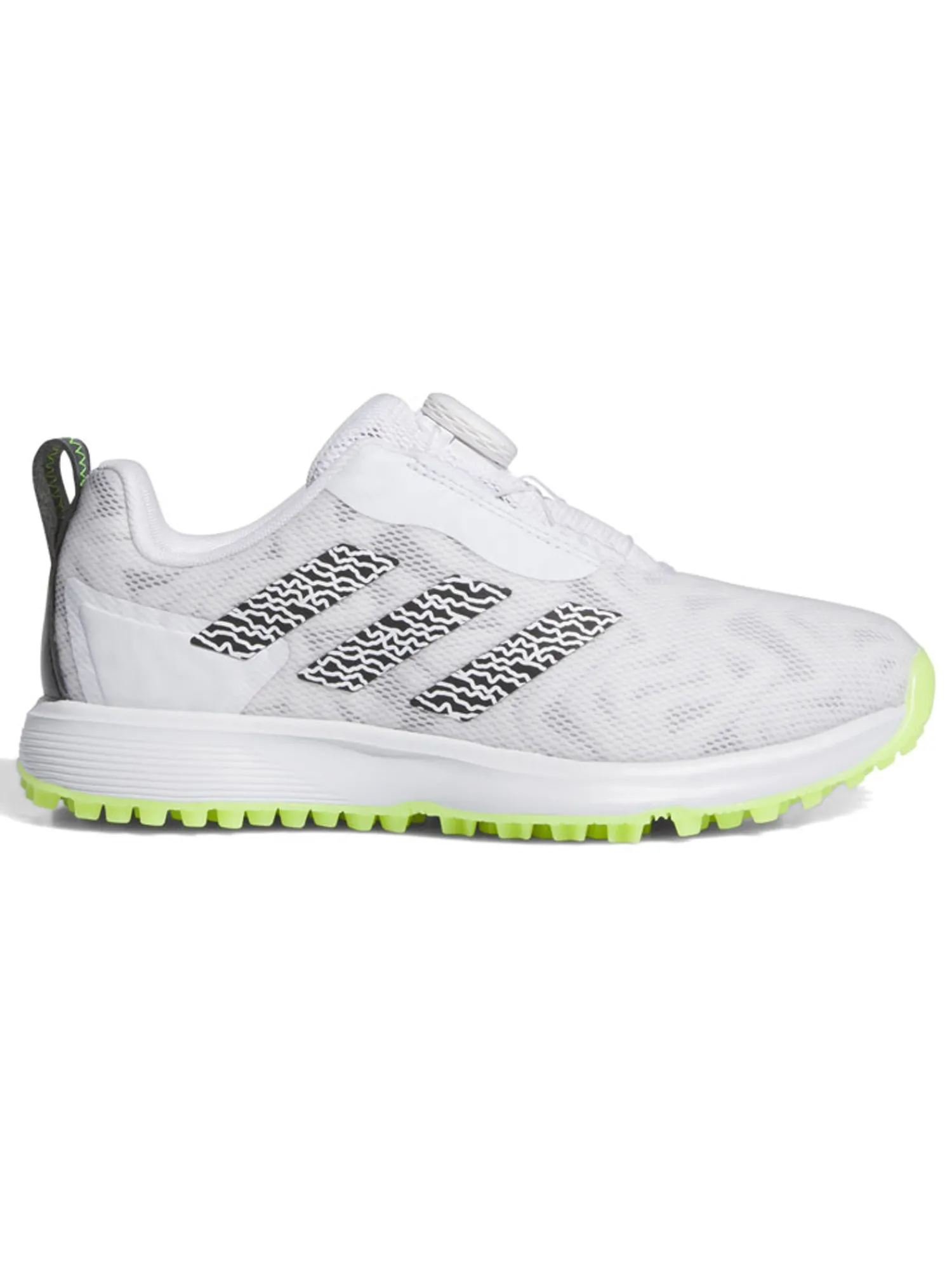 Adidas Junior Golf Shoes|Juniors Codechaos BOA 25 Spikeless Golf Shoes - Ftwr White/Core Black