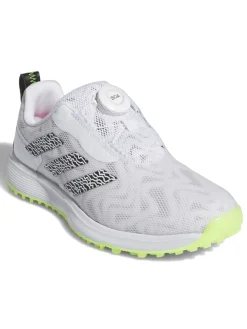 Adidas Junior Golf Shoes|Juniors Codechaos BOA 25 Spikeless Golf Shoes - Ftwr White/Core Black