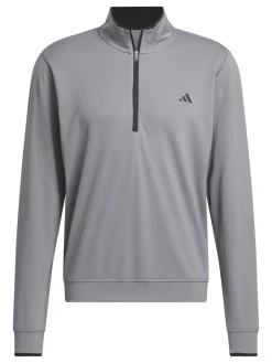 Adidas Jumpers|Lightweight Half-Zip Pullover - Grey Three