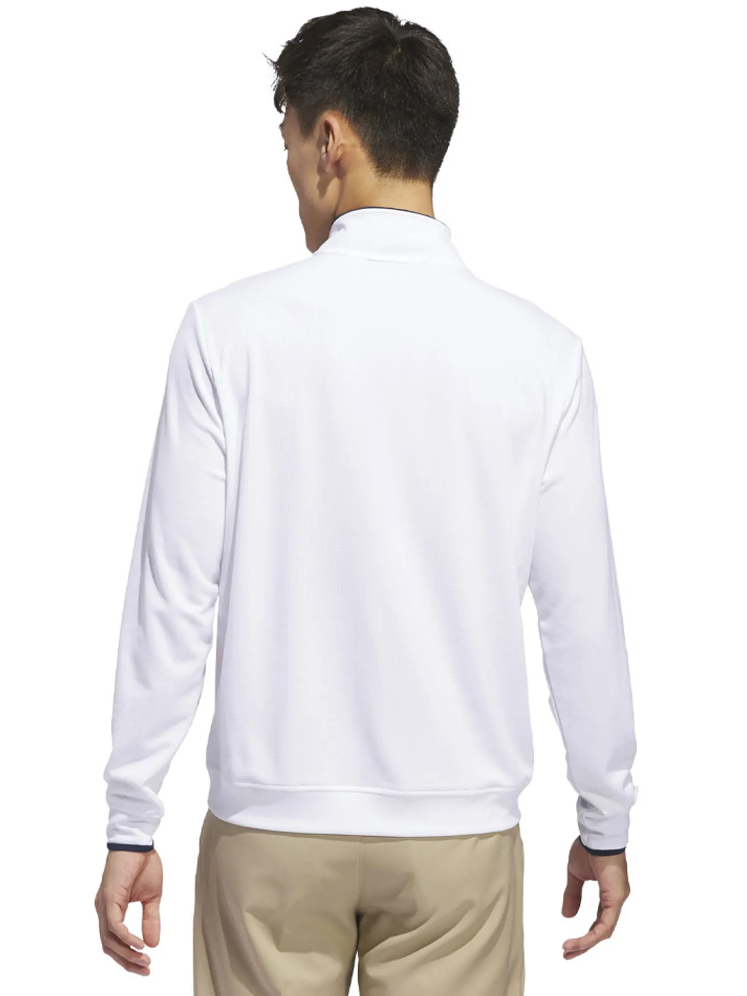 Adidas Jumpers|Lightweight Half-Zip Pullover - White