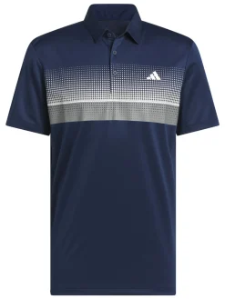 Adidas Shirts|Performance Allover Print Polo Shirt - Collegiate Navy