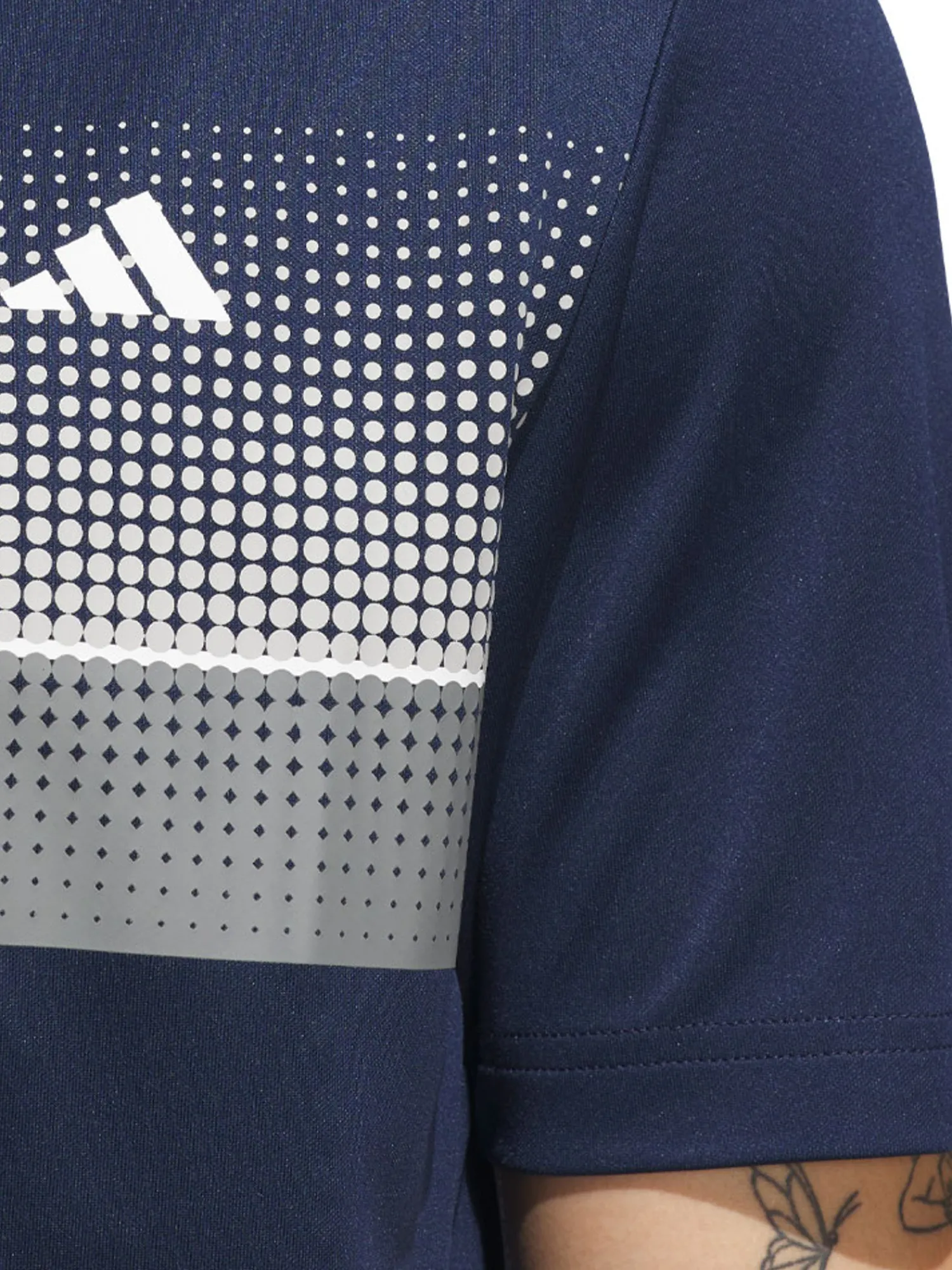 Adidas Shirts|Performance Allover Print Polo Shirt - Collegiate Navy