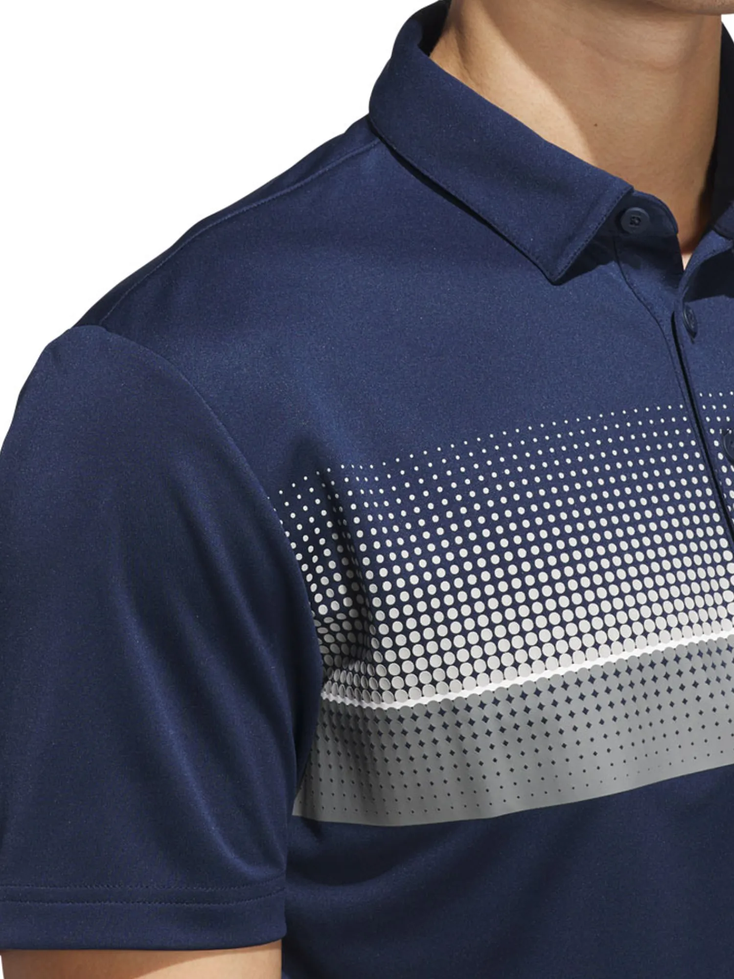 Adidas Shirts|Performance Allover Print Polo Shirt - Collegiate Navy