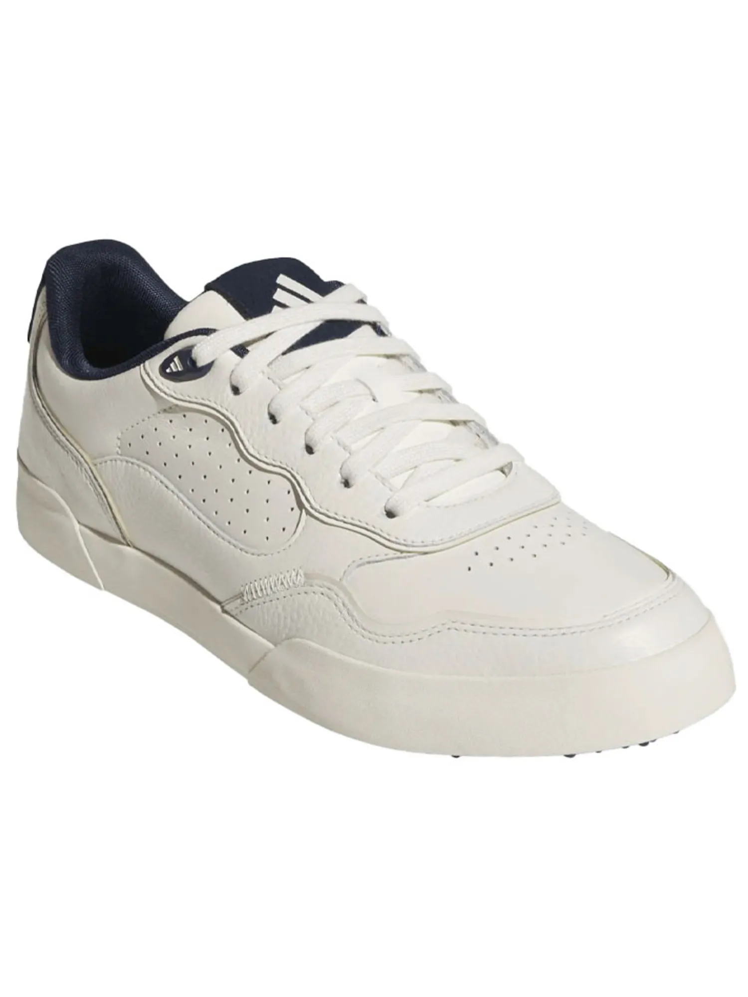 Adidas Mens Golf Shoes|Retrocross 25 Spikeless Golf Shoes - Off White/Indigo