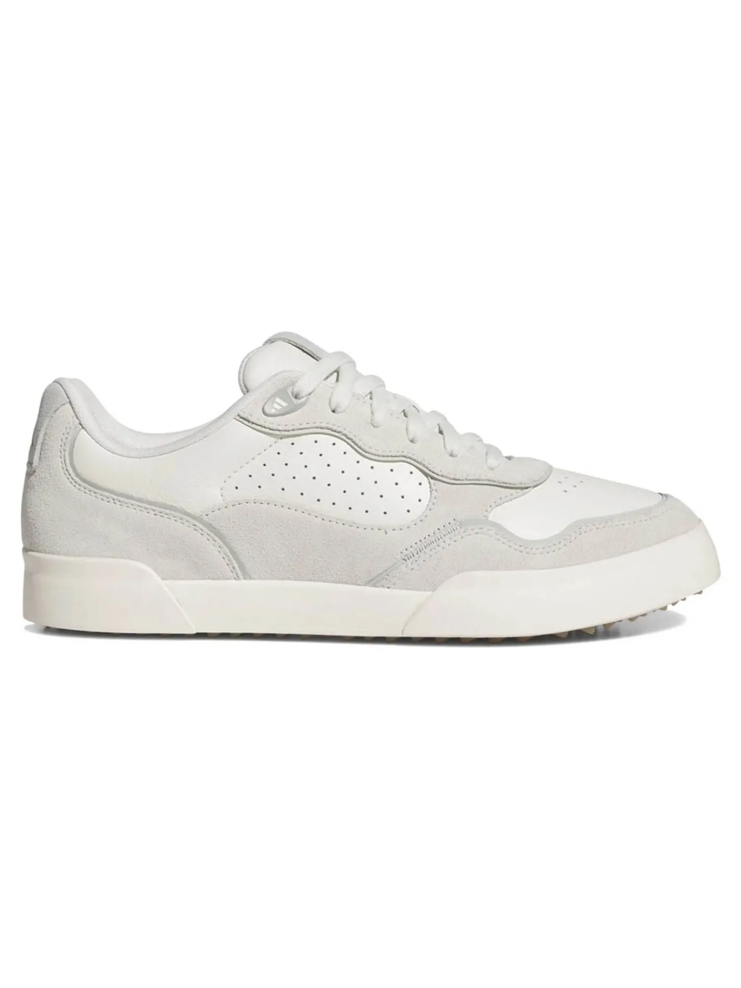 Adidas Mens Golf Shoes|Retrocross 25 Spikeless Golf Shoes - Orbit Grey/Off White/Wonder Silver
