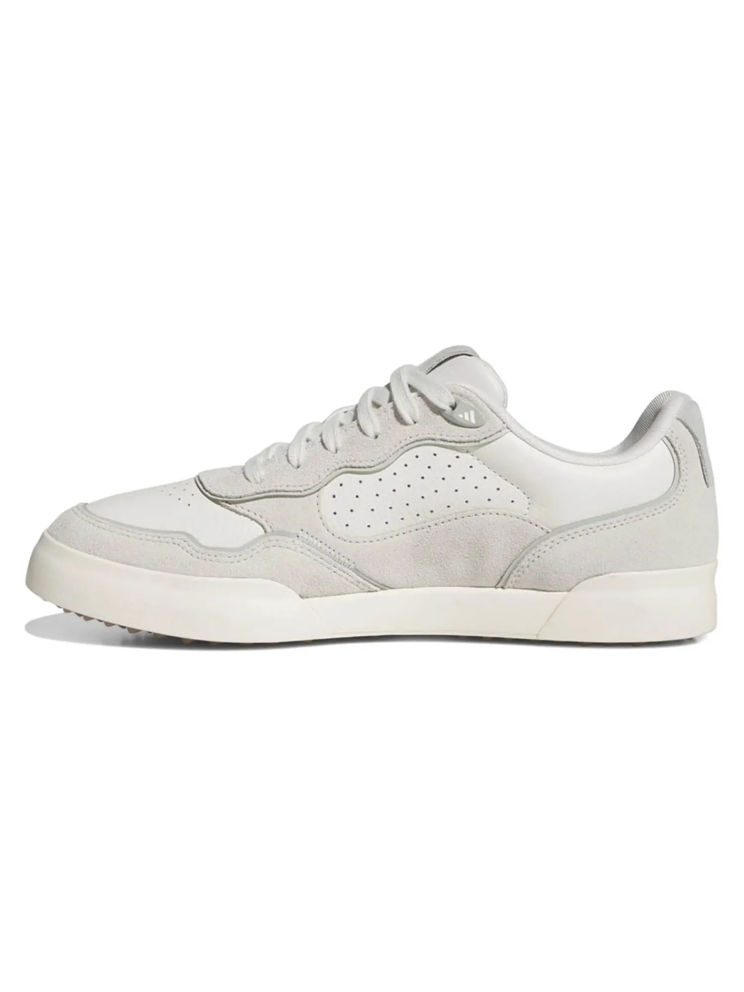 Adidas Mens Golf Shoes|Retrocross 25 Spikeless Golf Shoes - Orbit Grey/Off White/Wonder Silver