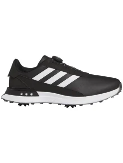 Adidas Mens Golf Shoes|S2G 24 BOA Wide Golf Shoes - Core Black/Cloud White/Grey Four