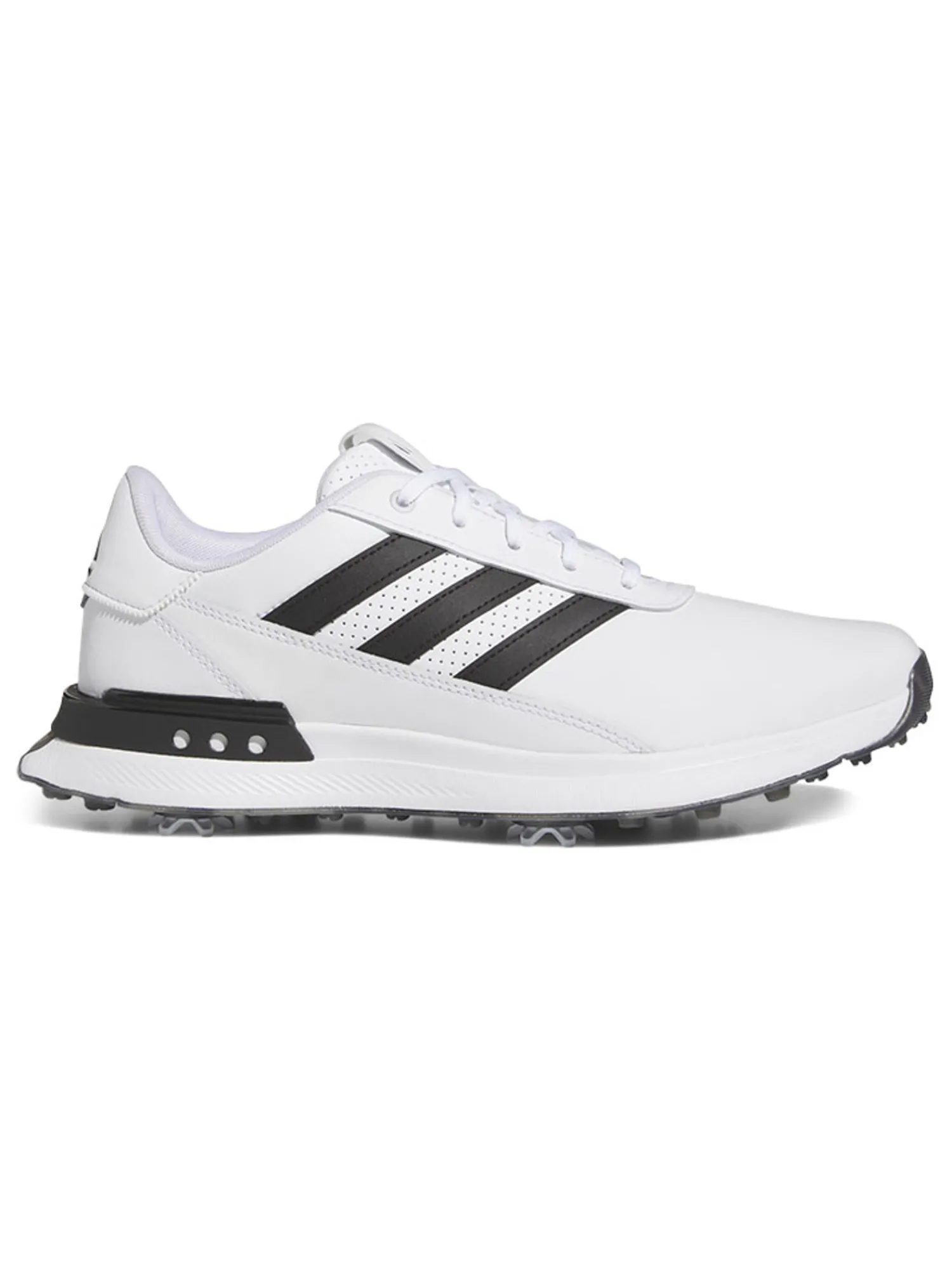 Adidas Mens Golf Shoes|S2G 24 Golf Shoes - Ftwr White/Core Black/Silver Met.