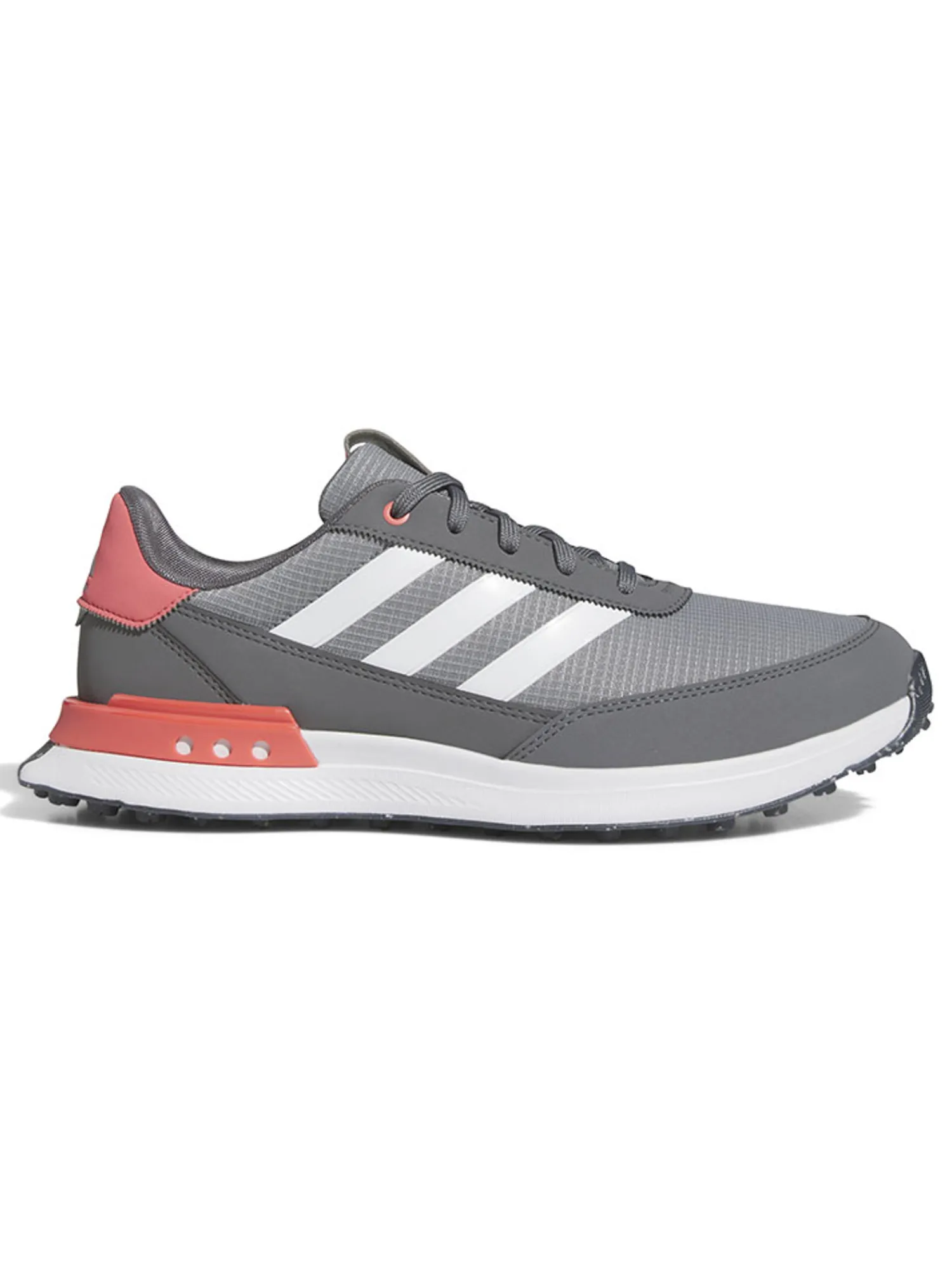 Adidas Clearance Shoes|S2G Spikeless 24 Golf Shoes (Wide Fit) - Grey Three/Ftwr White/Scarlet