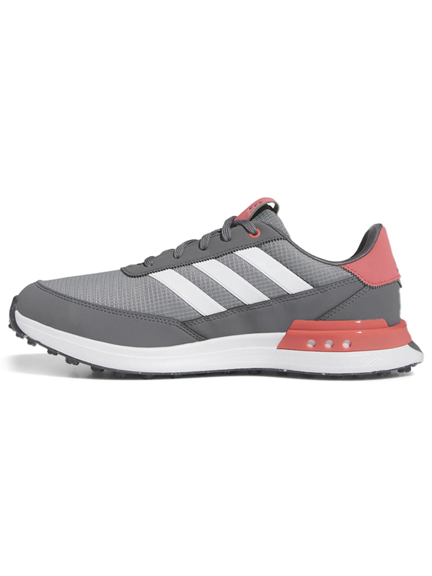 Adidas Clearance Shoes|S2G Spikeless 24 Golf Shoes (Wide Fit) - Grey Three/Ftwr White/Scarlet