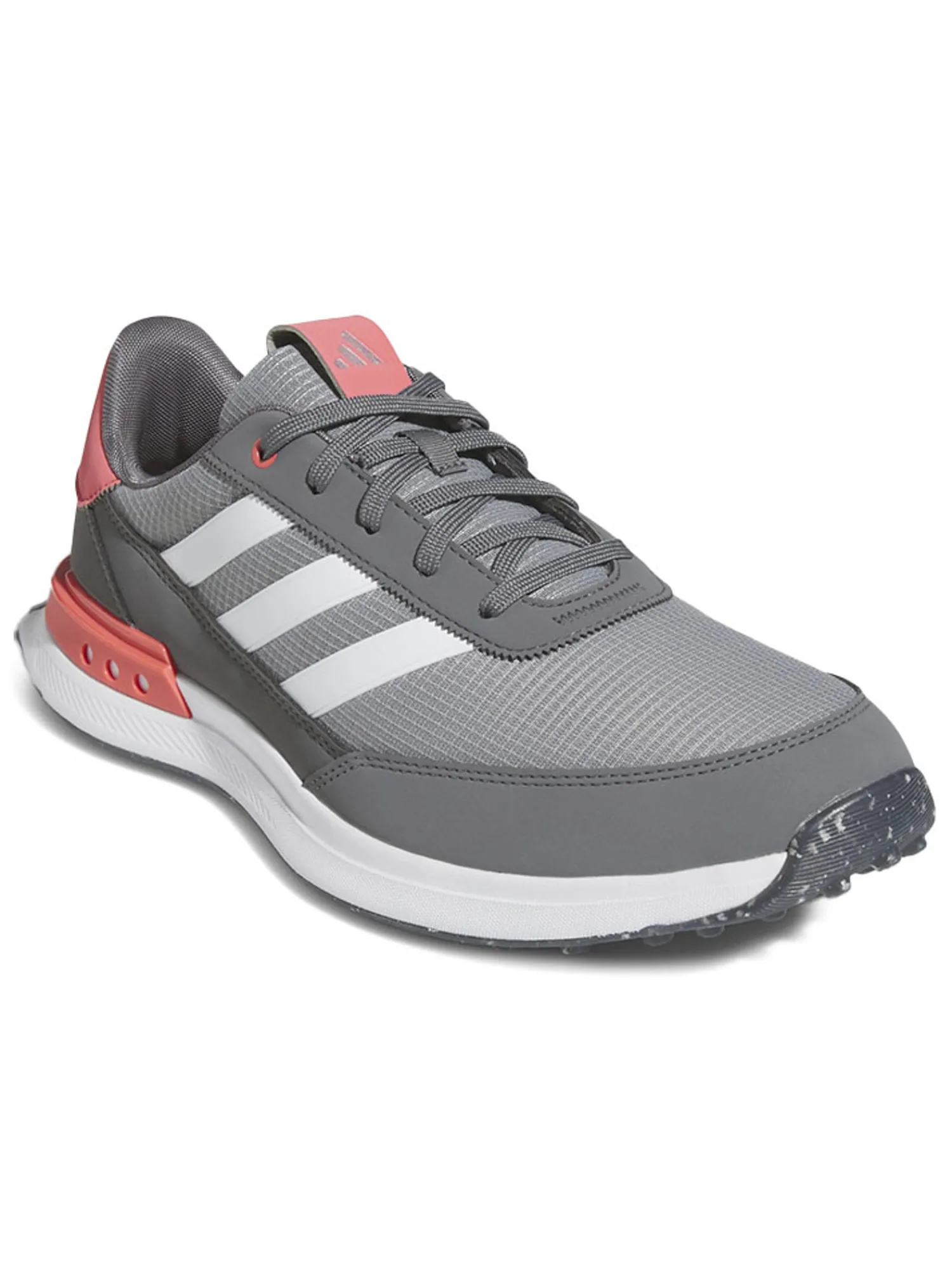 Adidas Clearance Shoes|S2G Spikeless 24 Golf Shoes (Wide Fit) - Grey Three/Ftwr White/Scarlet